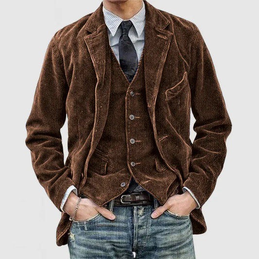Frank Hénry Vintage Cordjacke und Weste
