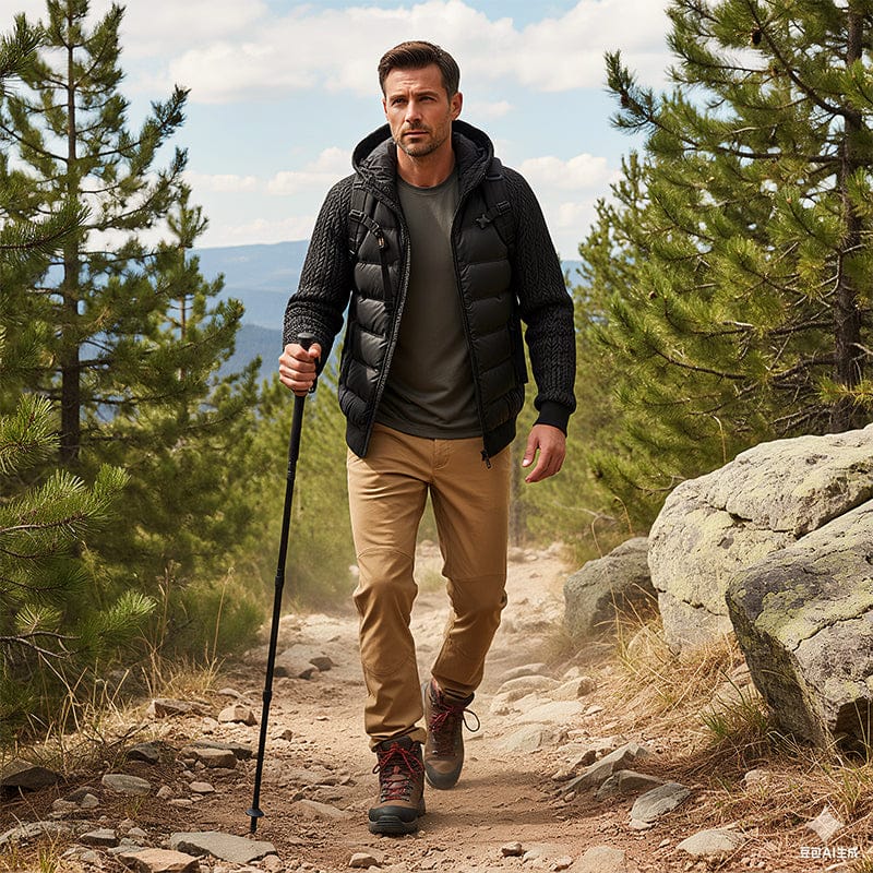 Frank Hénry Winddichte Steppjacke