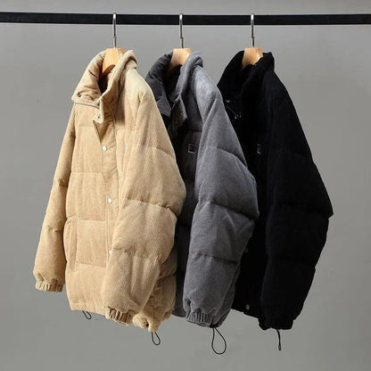 Frank Hénry Cord-Pufferjacke
