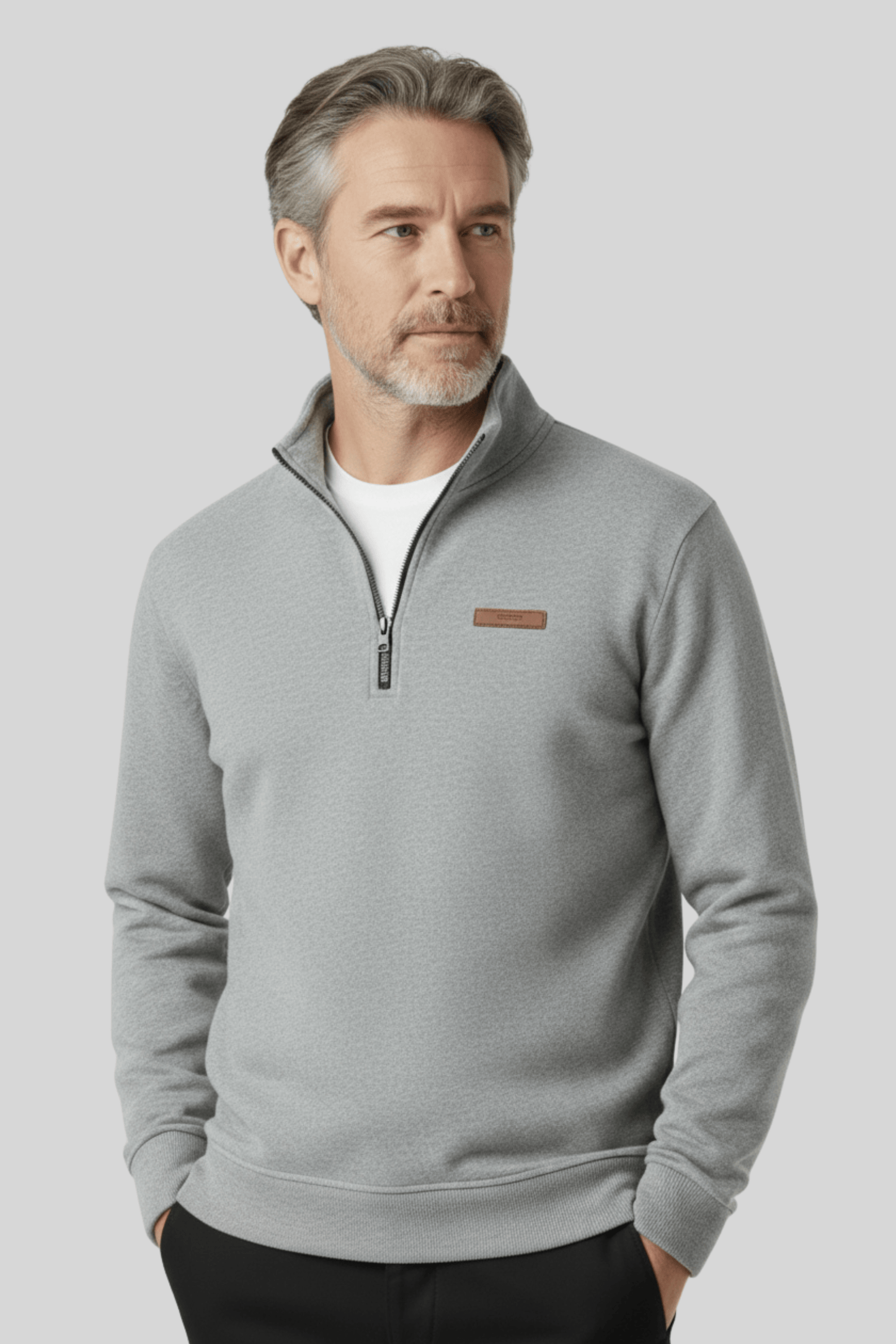 Frank Hénry Stehkragen Pullover